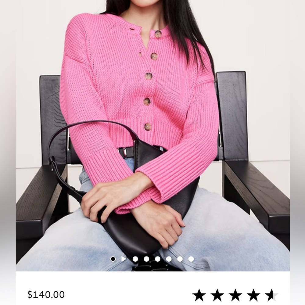 100% cotton cable cardigan